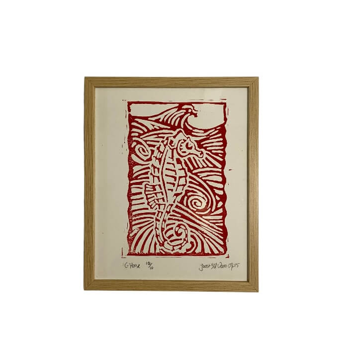 Litografi - søhest - Fengshuirooms